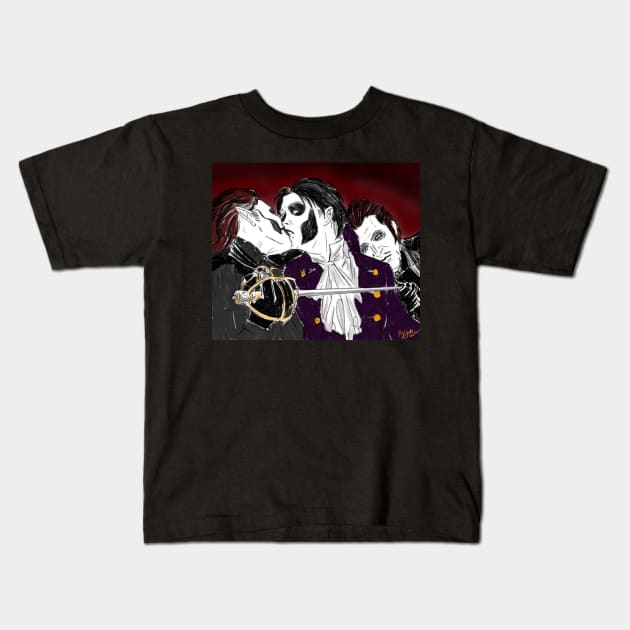 seeing doubles Kids T-Shirt by Ryuzato